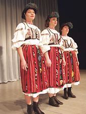 Traditional costume Drăguș, have on member of Poienita folk ansambly Brașov