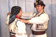 Traditional costume Fagaras, have on member of Poienita folk ansambly Brașov