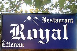 Royal étterem, Nagyvárad., Fotó: WR