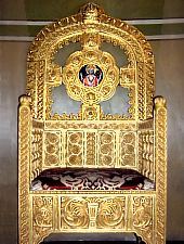 Great Church, Pontificial chair, Photo: pr. Mihail Nagy